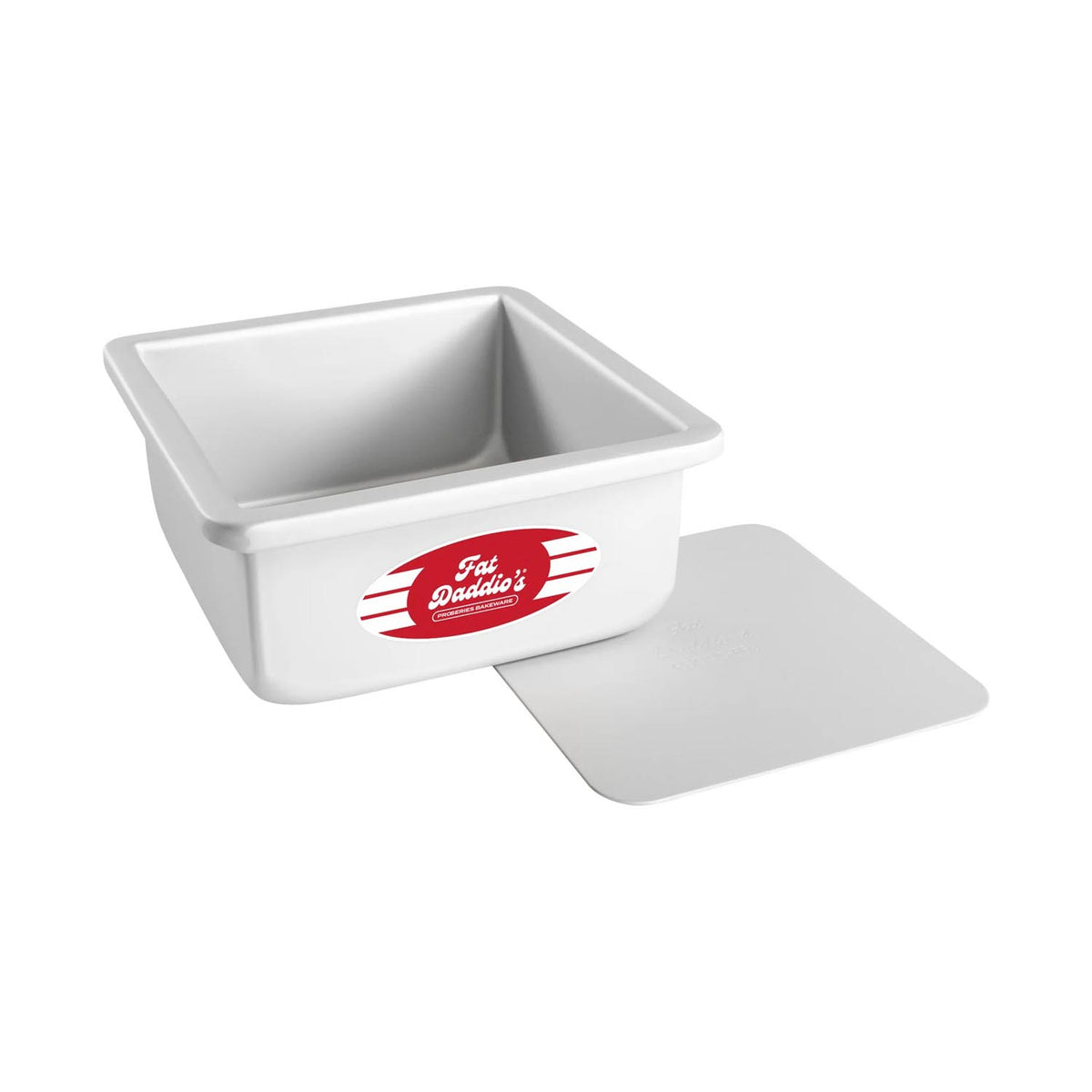 Fat Daddio's Anodized Aluminum Square Cheesecake Pan with Loose Bottom, 3" Deep, 6 Inch x 6 Inch