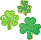 Ann Clark Shamrock 3-Pc. Cookie Cutter Set, Made in USA, Small, Medium, Large Shamrock