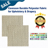 Cavesson Durable Polyester Fabric for Upholstery & Drapery
