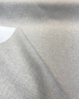Motion Linen Blackout Polyester Fabric - Sand, 55" Width (1 Yard)