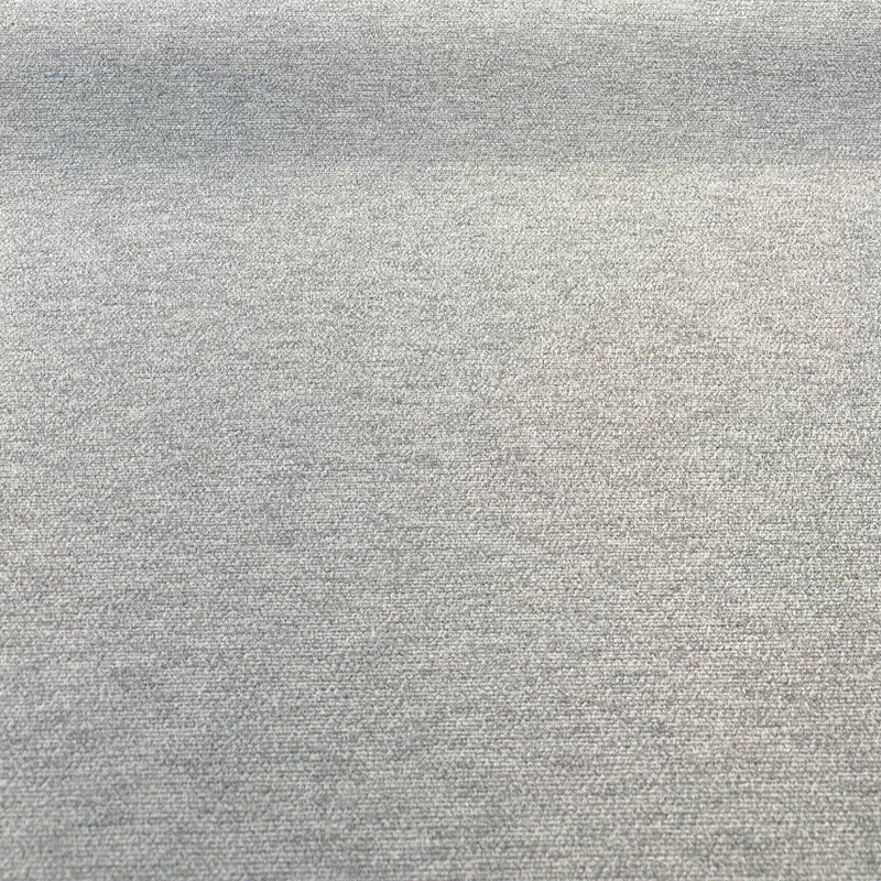 Sunbrella Boucle Improve Sterling Gray Acrylic Fabric - Boucle Texture, Gray, Outdoor Upholstery, 54" Width (1 Yard)