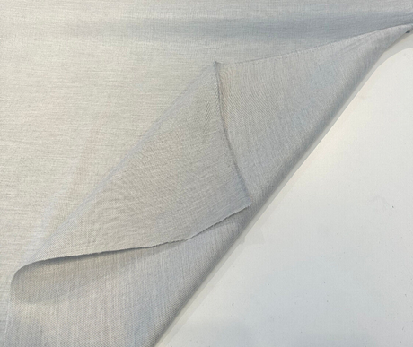 Sunbrella Spotlight Ash Sunbrella Acrylic Fabric - Light Gray Solid, 54" Width (1 Yard)