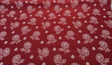Bandana Redwood Sunbrella Solution Dyed Acrylic Fabric - Red Bandana Print, 54" Width (1 Yard)