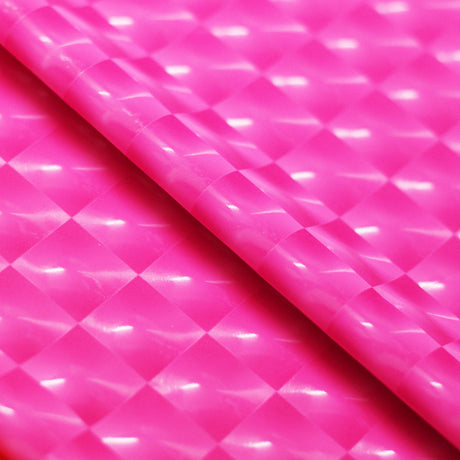 Galactic Vinyl Polyester Spandex Fabric - Multiple Colors Hologram Geometric Pattern, 57/58" Width (1 Yard)