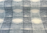 Waverly Sashika Linen Blend Fabric - Plaid Ikat, Lagoon Teal, 54" Width (By The Yard)