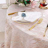 Round Polyester Tablecloth 120 Seamless Mirage Jacquard