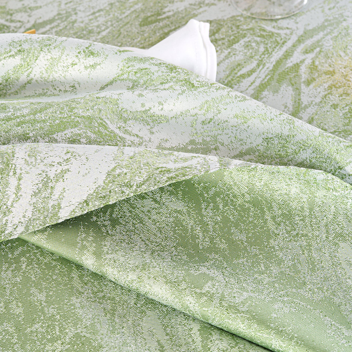 Rectangular Polyester Tablecloth 90x156 Sage Green