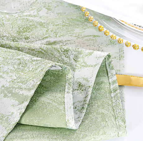 Jacquard Table Runner 13x108 Sage Green