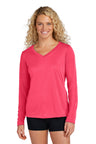 Sport-Tek® Women's Long Sleeve PosiCharge Competitor V-Neck Tee