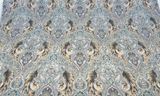 Twin Tigers Cotton Fabric - Reed Animal Botanical Print, 54" Width (1 Yard)