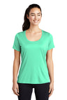 Sport-Tek®- Ladies Scoop Neck Short Sleeve Tee
