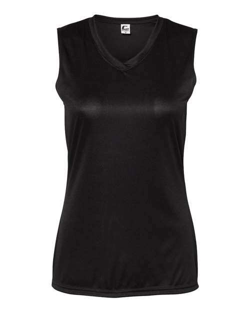 C2 Sport Women's Sleeveless V-Neck Performance T-Shirt
