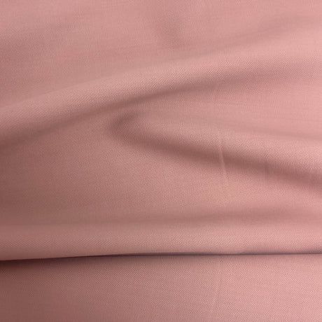 Light Pink Wool Gabardine Fabric - Light Pink, 60" Width