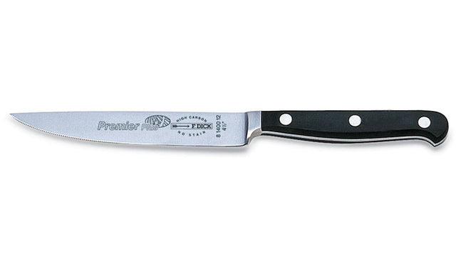 F. Dick 4 1/2'' Steak Knife Serrated Edge Forged