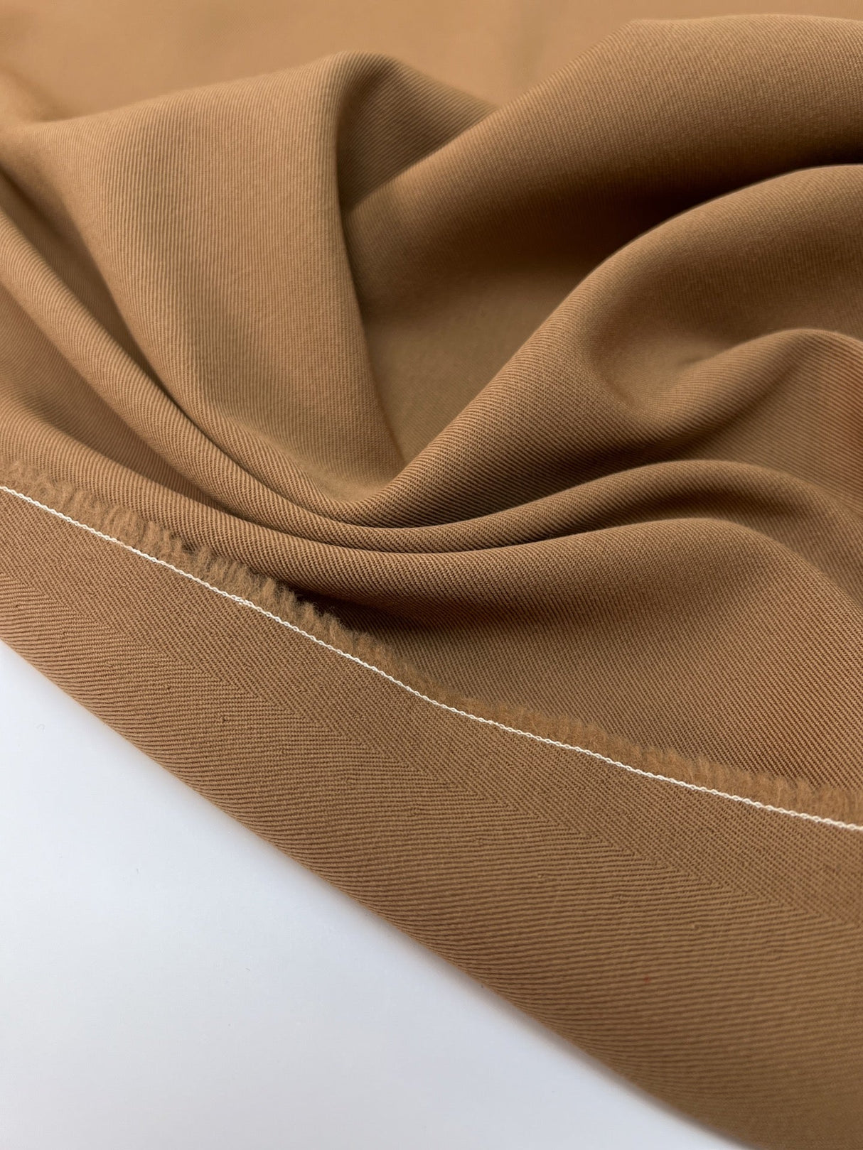Wool Twill Suit Fabric Brown Shades