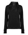 FitFlex Women's French Terry Hooded Quarter-Zip