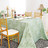 Rectangular Polyester Tablecloth 90x156 Sage Green