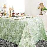 Rectangular Polyester Tablecloth 90x132 Sage Green