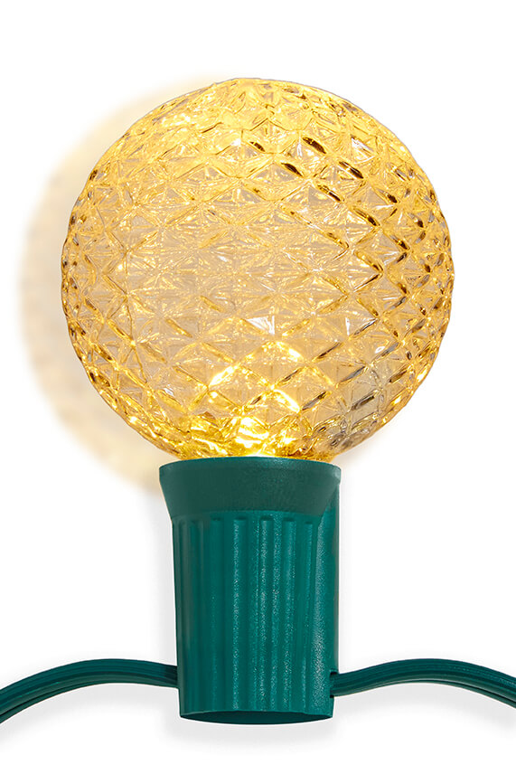G50 Wonderful LED SMD Bulb (25 bulbs/bag) - Faceted, Warm White