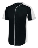 Jersey de béisbol con botones completos para jóvenes