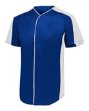 Jersey de béisbol con botones completos para jóvenes
