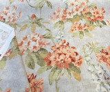 Waverly Elsa Nectar Cotton Fabric - Orange Floral, 54" Width (1 Yard)