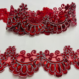 Beaded Corded Lace Trim