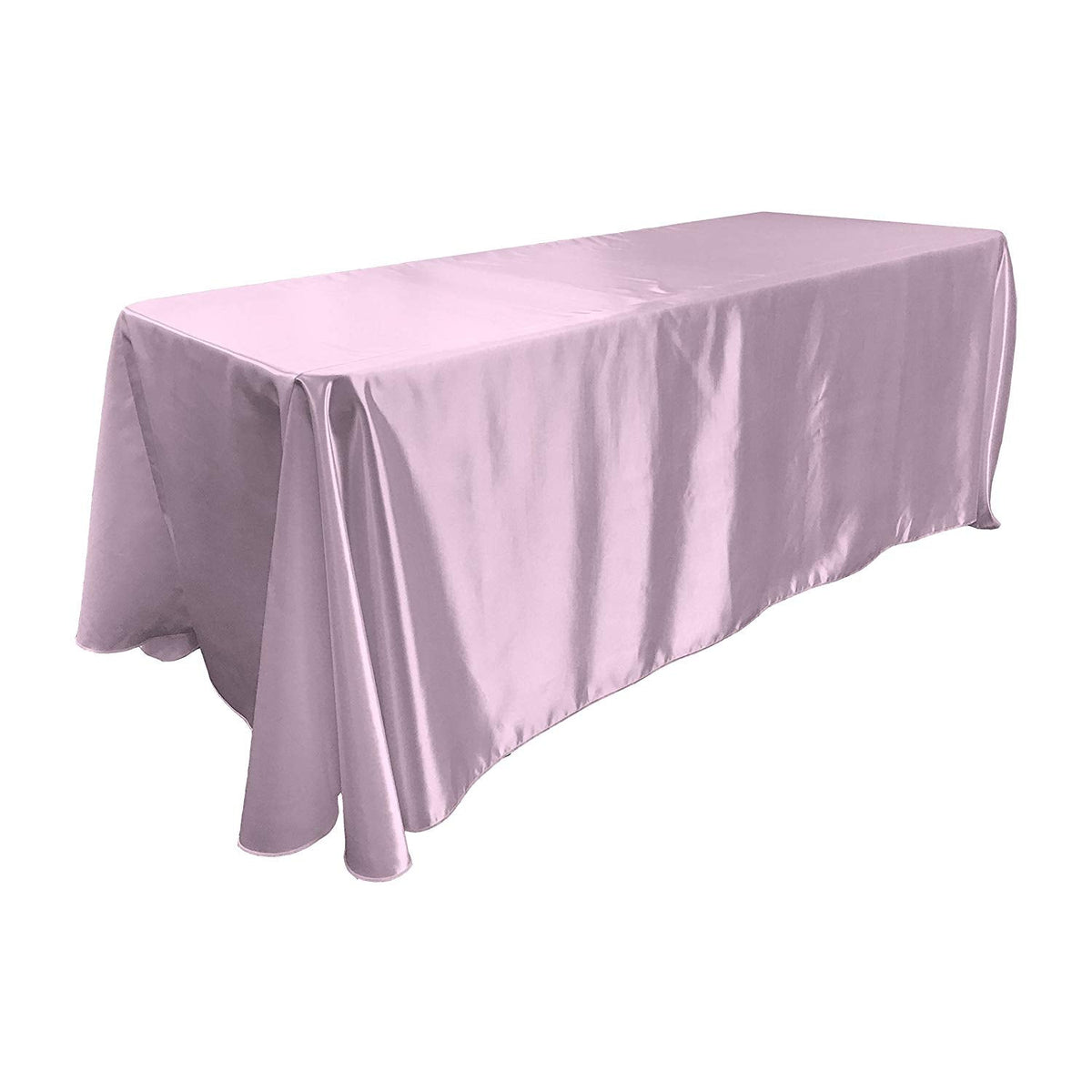 Lilac Bridal Satin Rectangular Tablecloth 90 x 156″