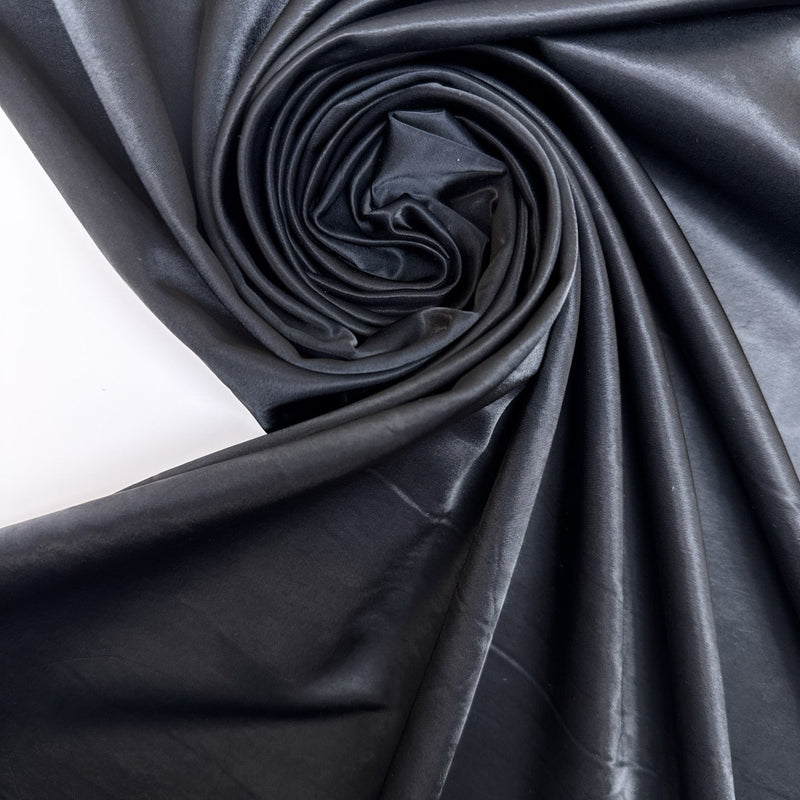Polyamide Sateen Blue Moiré