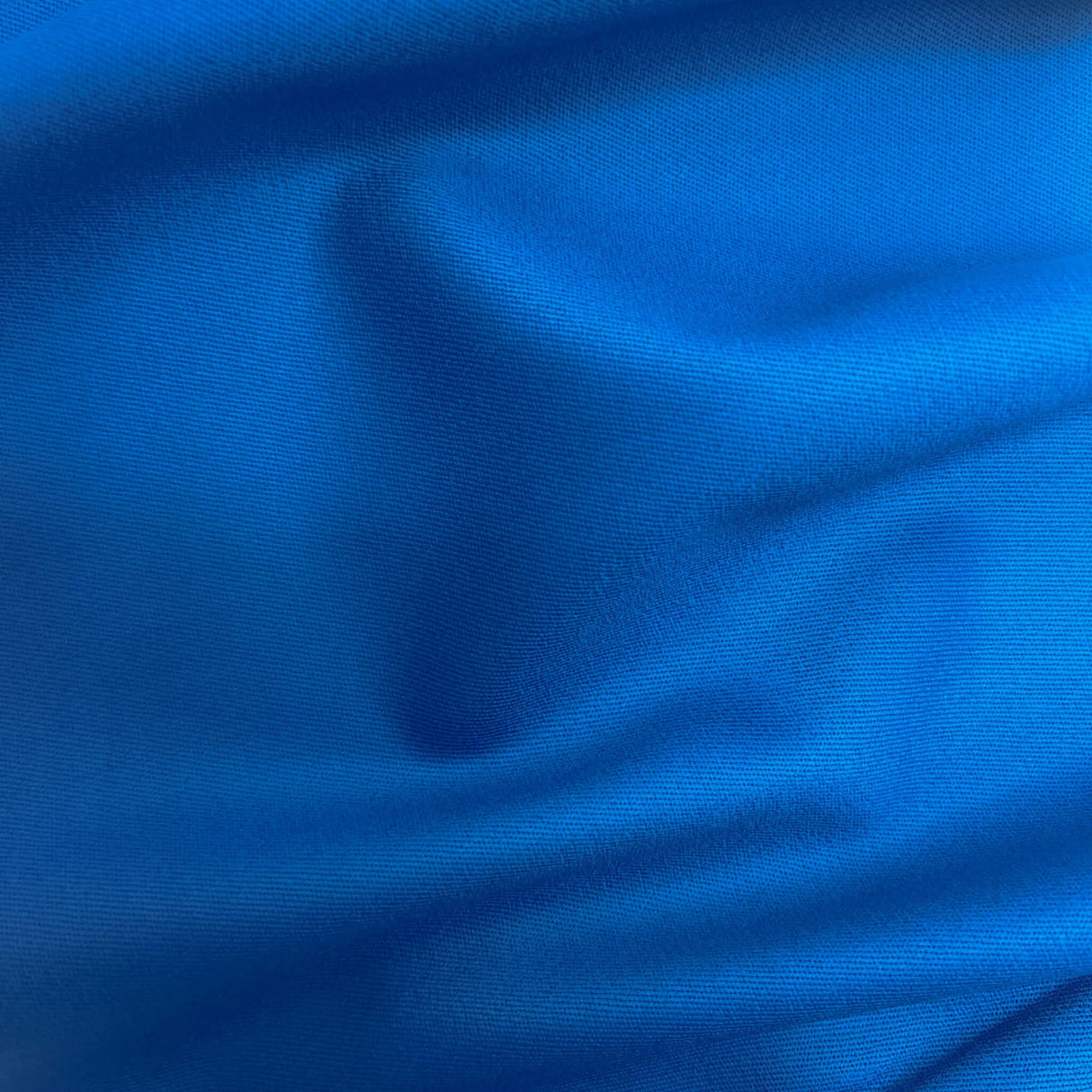 Royal Blue 100 Percent Wool Gabardine Fabric - Solid Royal Blue, 60" Width