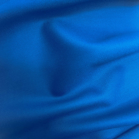 Royal Blue 100 Percent Wool Gabardine Fabric - Solid Royal Blue, 60" Width