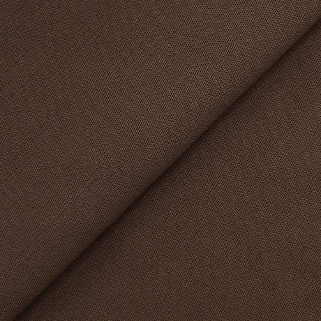 Machine Washable Chocolate Brown Tropical Wool Blend Fabric - Chocolate Brown, Tropical, 60" Width