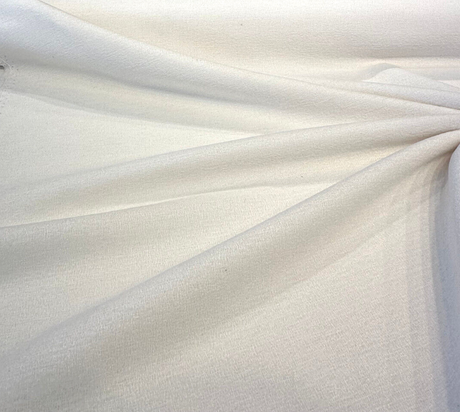Sunbrella Outdoor Chenille Loft White Chenille Fabric - White, Textured Solids, 54" Width (By The Yard)