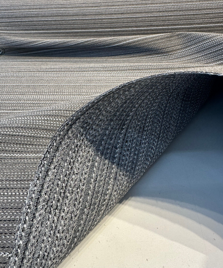 Sunbrella Achiever Solution Dyed Acrylic Fabric - Quarry Gray Stripes, 54" Width (1 Yard)