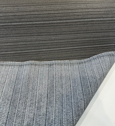 Sunbrella Achiever Solution Dyed Acrylic Fabric - Quarry Gray Stripes, 54" Width (1 Yard)