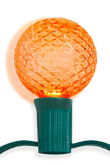 G50 Wonderful LED SMD Bulb (25 bulbs/bag) - Faceted, Orange