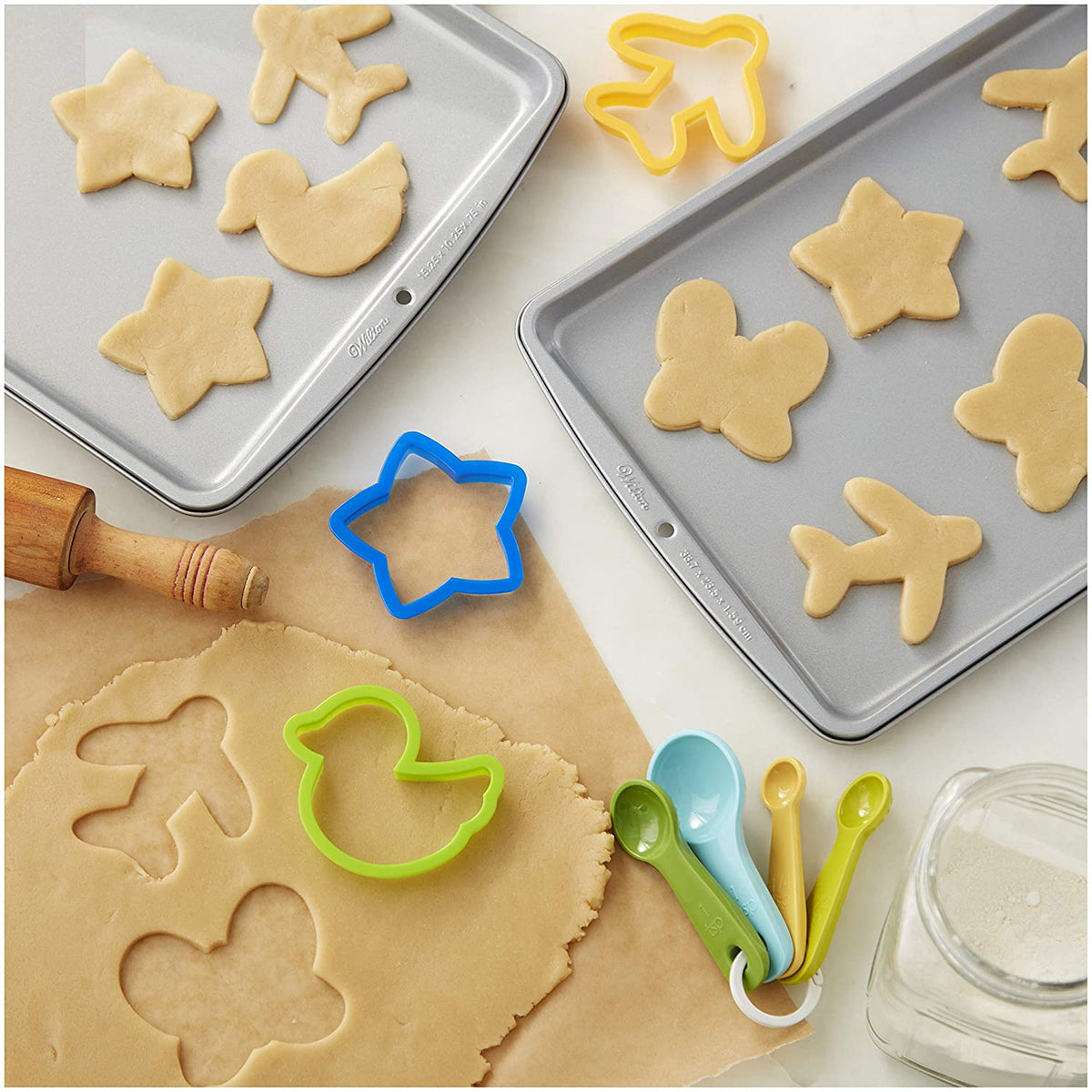 Wilton Recipe Right Non-Stick Cookie Sheet Set, 3-Piece