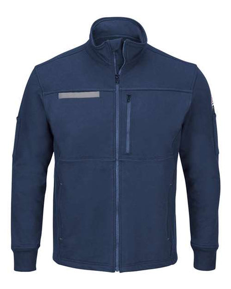 Bulwark Men's Flame-Resistant Zip Front Fleece Jacket