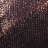 BZ Digital Flip Polyester Spandex Fabric - Multi-Color Peacock Feather Brazilian Print, 60" Width (1 Yard)