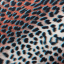 BZ Digital Flip Polyester Spandex Fabric - Multi-Color Peacock Feather Brazilian Print, 60" Width (1 Yard)