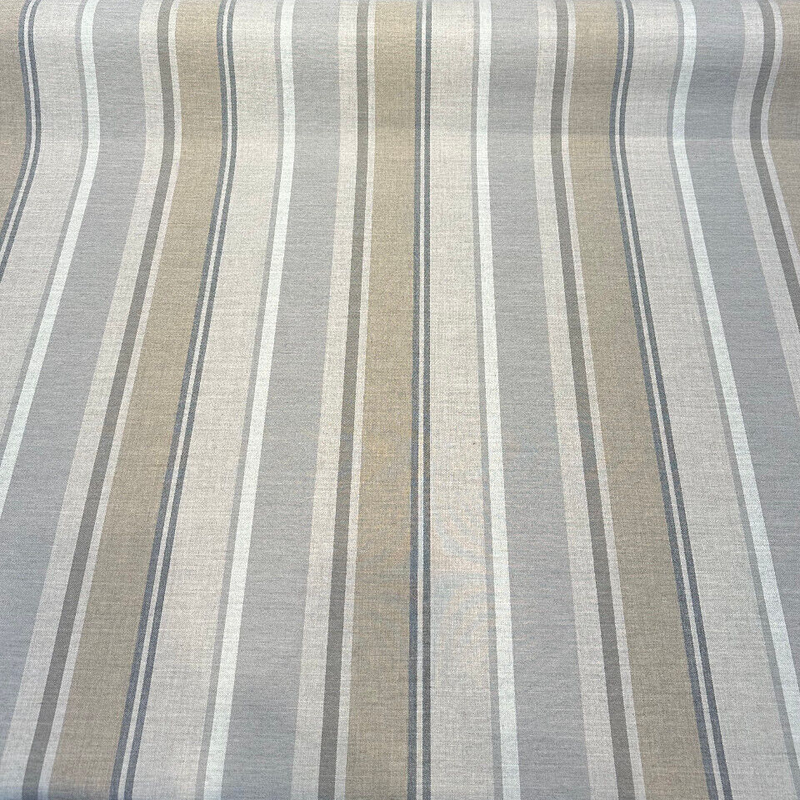 Trusted Fog Acrylic Fabric - Gray Stripe, 54" Width (1 Yard)