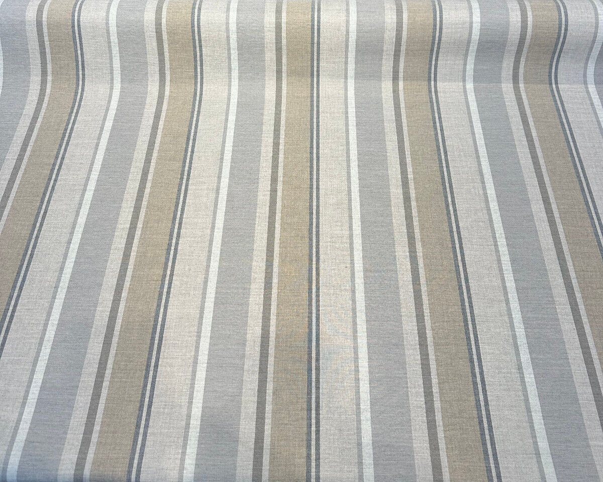 Trusted Fog Acrylic Fabric - Gray Stripe, 54" Width (1 Yard)
