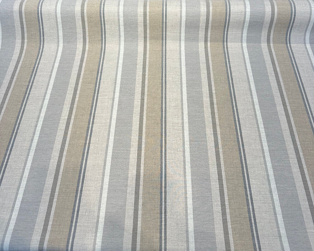 Trusted Fog Acrylic Fabric - Gray Stripe, 54" Width (1 Yard)