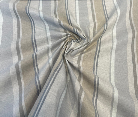 Trusted Fog Acrylic Fabric - Gray Stripe, 54" Width (1 Yard)
