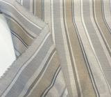 Trusted Fog Acrylic Fabric - Gray Stripe, 54" Width (1 Yard)