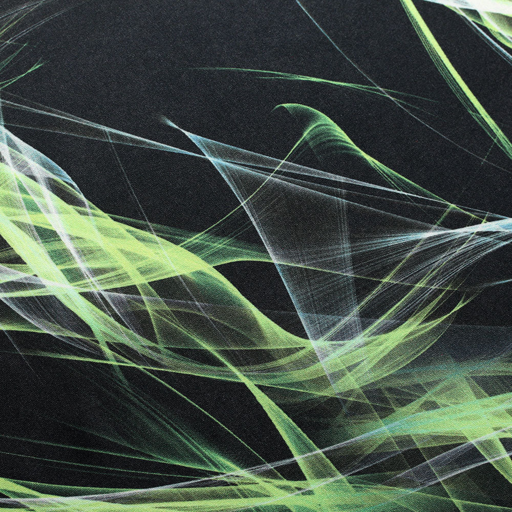 BZ Digital Flip Polyester Spandex Fabric - Multi-Color Peacock Feather Brazilian Print, 60" Width (1 Yard)