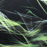 BZ Digital Flip Polyester Spandex Fabric - Multi-Color Peacock Feather Brazilian Print, 60" Width (1 Yard)