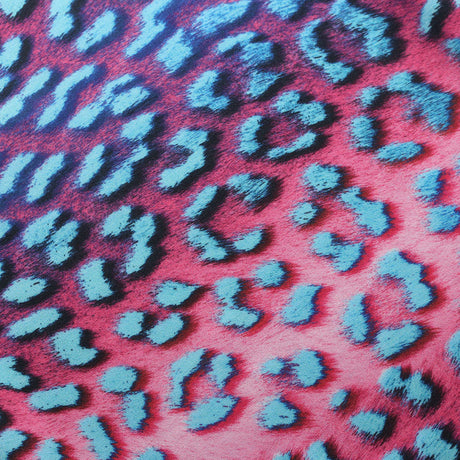 BZ Digital Flip Polyester Spandex Fabric - Multi-Color Peacock Feather Brazilian Print, 60" Width (1 Yard)