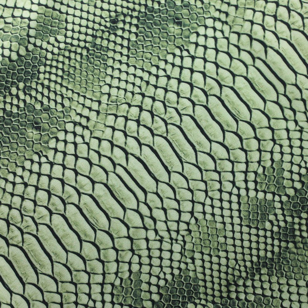 BZ Digital Flip Polyester Spandex Fabric - Multi-Color Peacock Feather Brazilian Print, 60" Width (1 Yard)