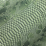 BZ Digital Flip Polyester Spandex Fabric - Multi-Color Peacock Feather Brazilian Print, 60" Width (1 Yard)